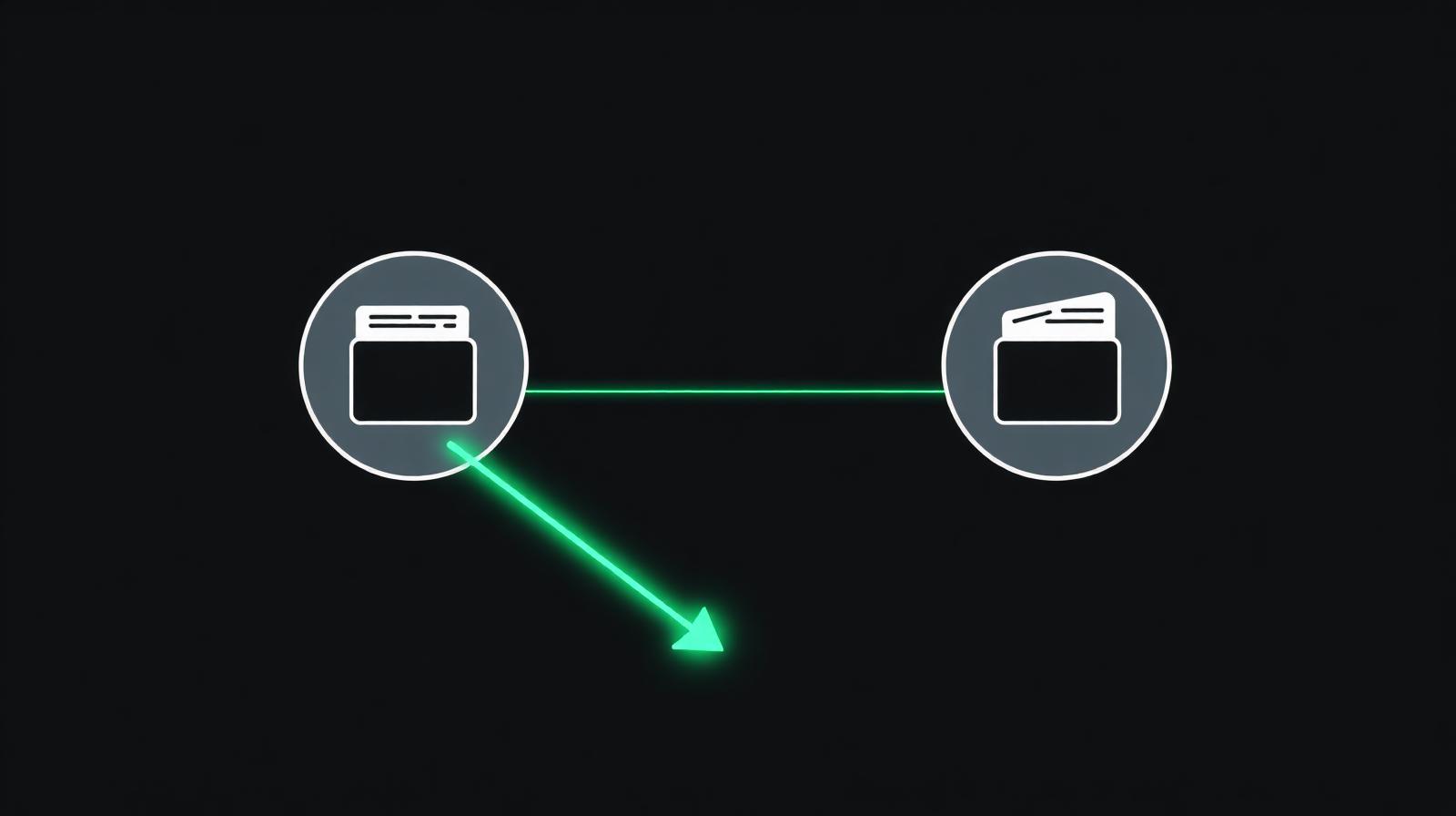 Bitcoin transaction moving safely between wallets