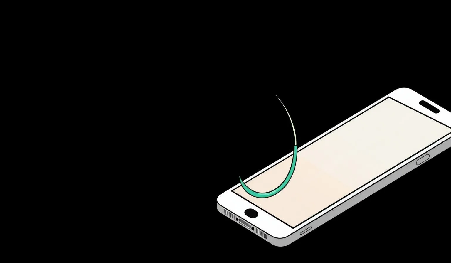 Illustration representing a suspicious crypto token drop being inspected for scam signals